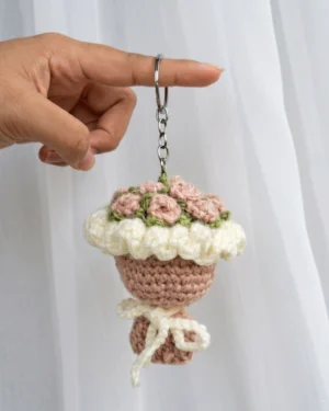 Mini Flower Bouquet Keychain