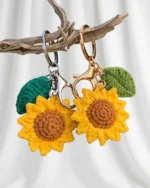 Sunflower Keychain